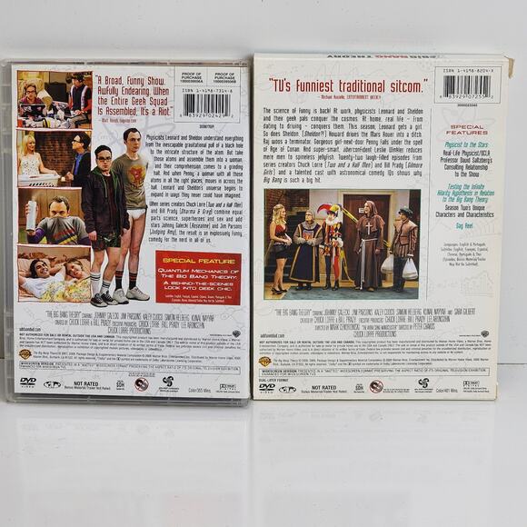 The Big Bang Theory (2008, TV Series) Season 1 & 2 Complete Seasons DVD - Picture 2 of 11